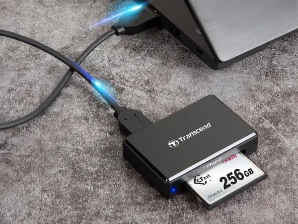 Transcend Cfast 2.0 Usb 3.1 Leitor De Cartão Preto - Foto 4