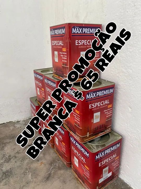 Tinta em promoção  branca por apenas $$ 65 reais  - Foto 4