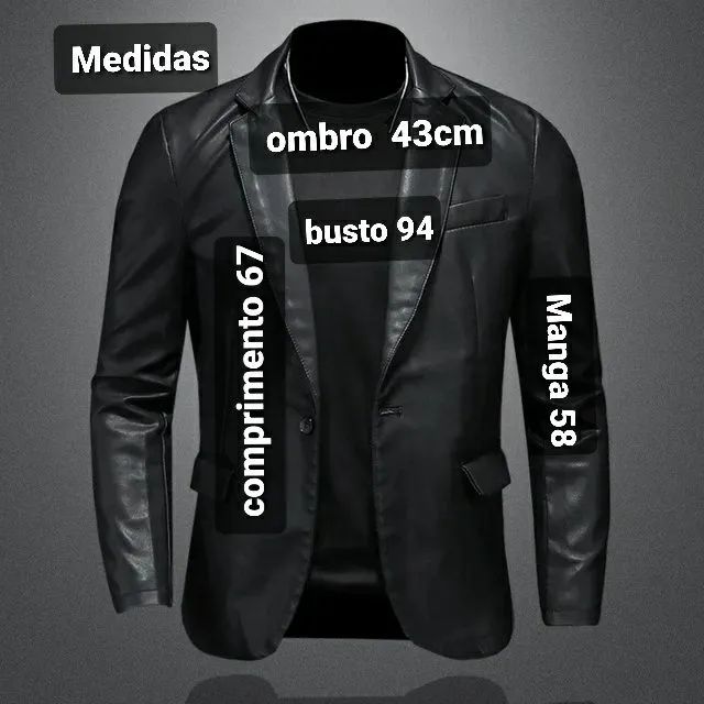 BLAZER COURO PU (m)