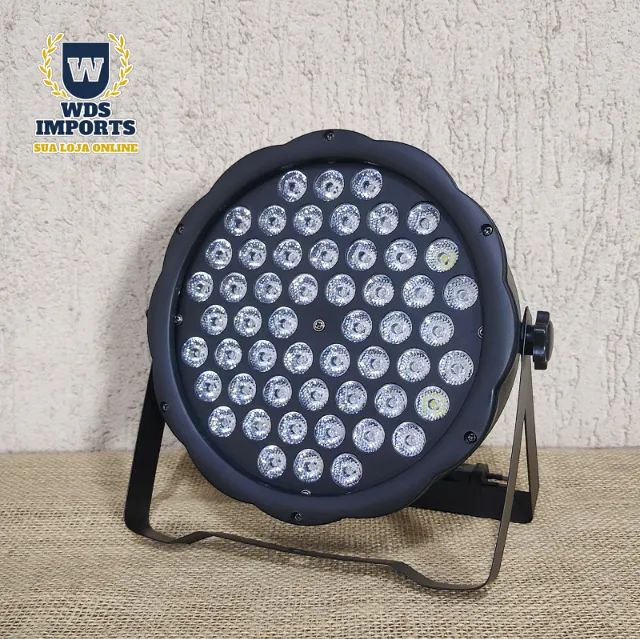 Canhão Refletor Rgb Luz com 54 Leds