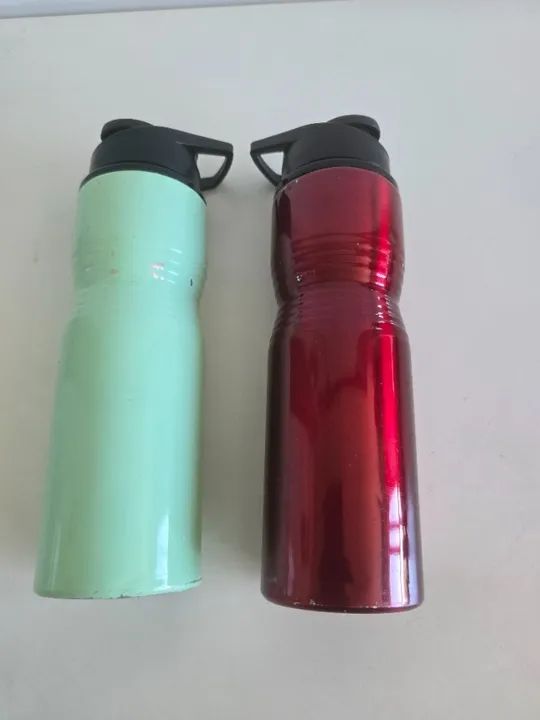 Duas Garrafas Squeeze de Alumínio 750ml (USADAS) - Foto 6