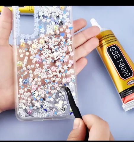 Cola T-8000 adesiva 110ml ,reparo do telefone, vidro, plástico, jóias, artesanato - Foto 3