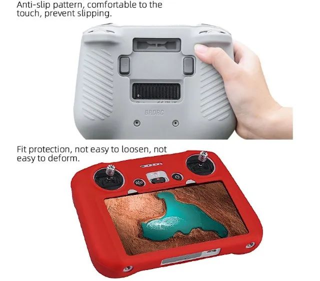 Dji Case Controle Dji Rc Mini 3 Pro Capa Silicone Proteção Drone Arduino Automaç COD-CP717 - Foto 6