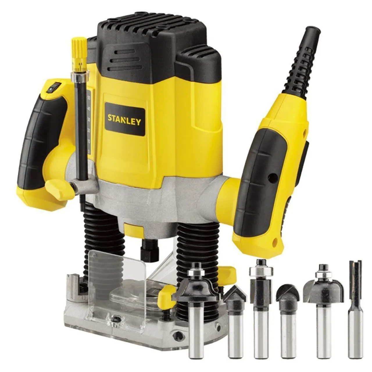 Tupia Eletrônica de Coluna 1200W com 6 Fresas - STANLEY-SRR1200
