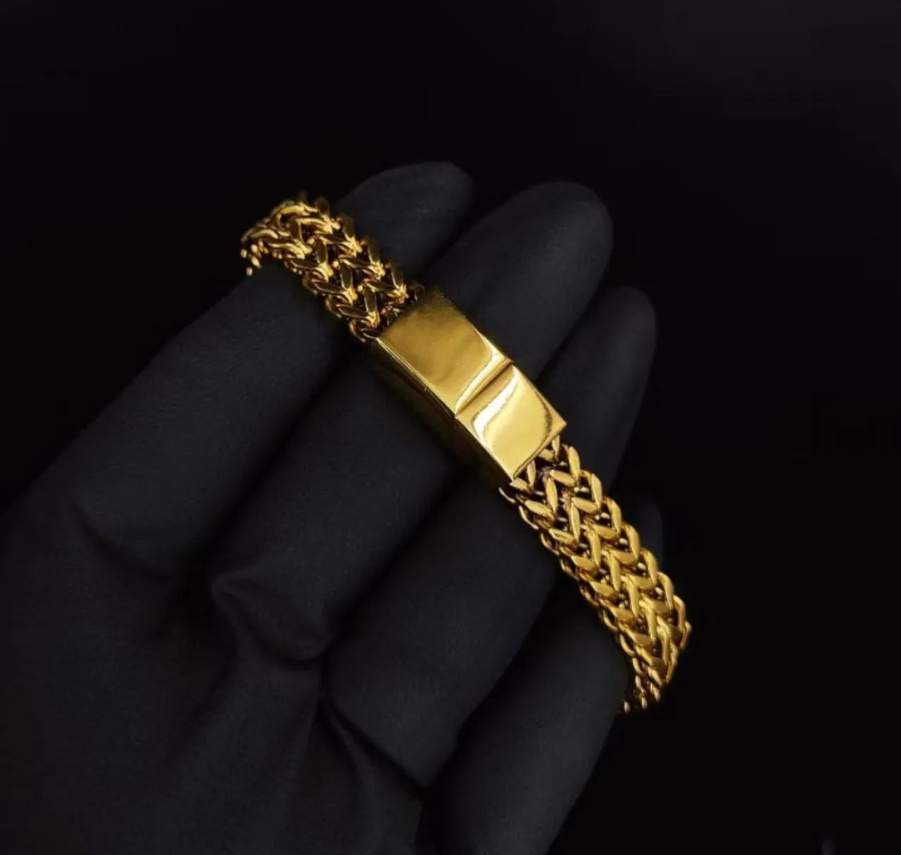 Pulseira Masculina em Ouro 18k - Foto 2