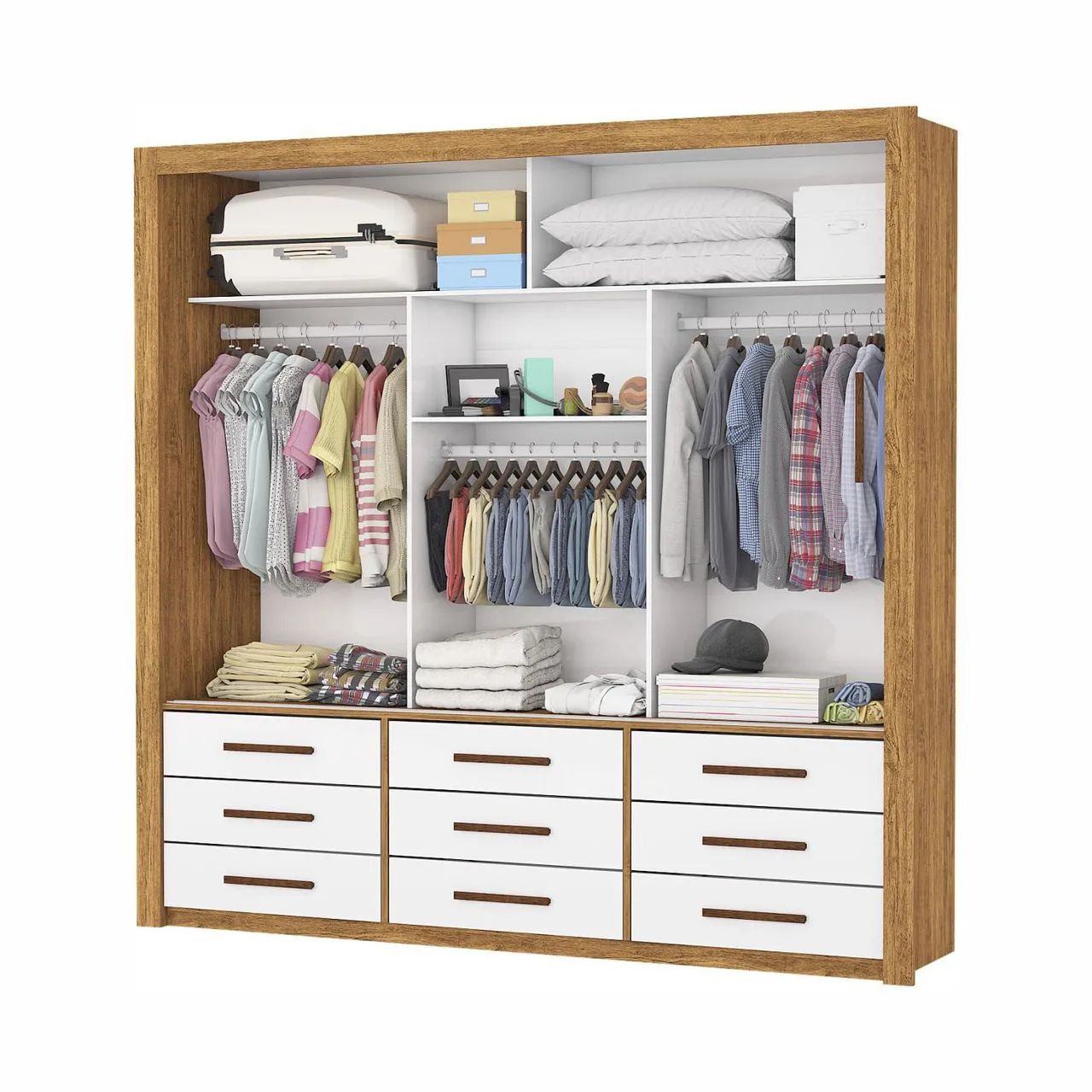 Guarda roupa com 9 gavetas - Foto 4