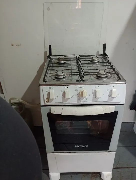 Fogão Atlas 4 Bocas Branco - Semi Novo