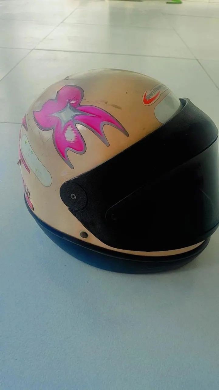 Capacete Samarino Original - Perfeito Estado - Foto 2