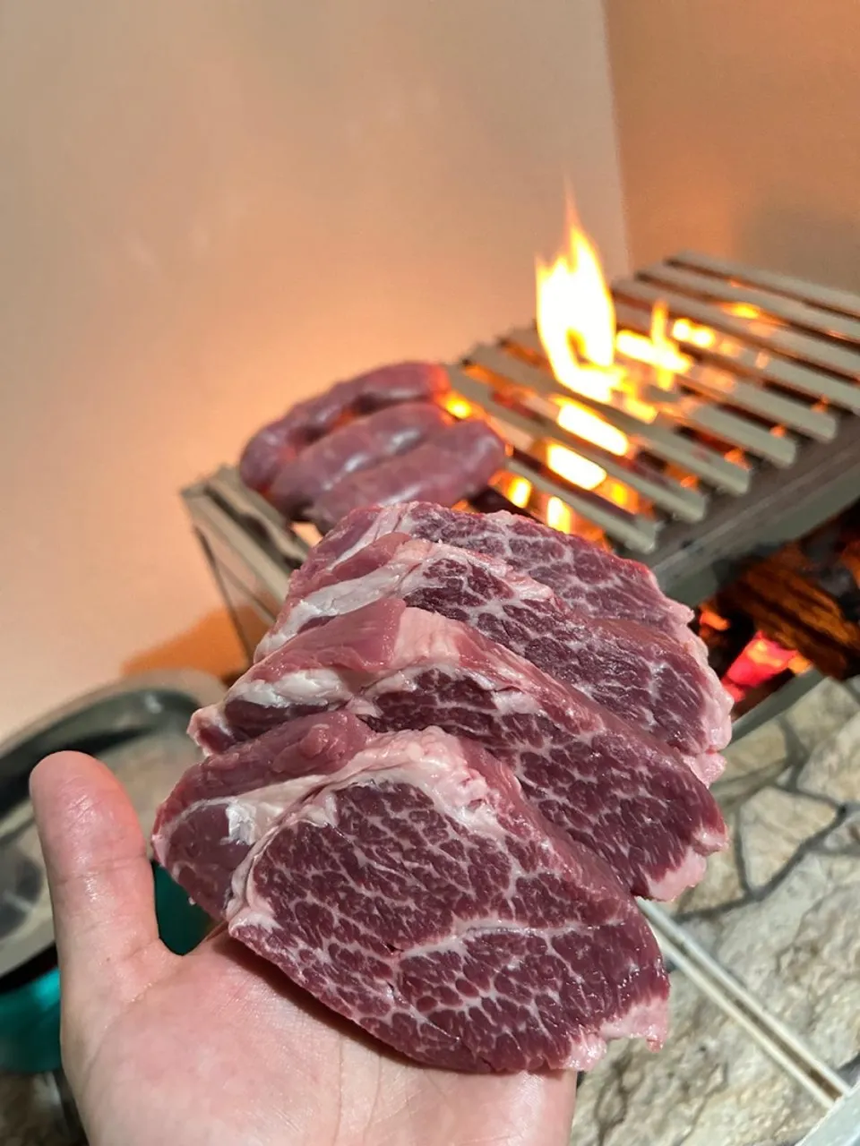 Churasqueira Mini Portátil Carvão - Parrilla