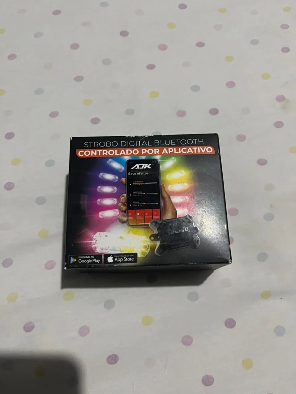 Vendo kit strobo AJK NOVO com 4 faróis 