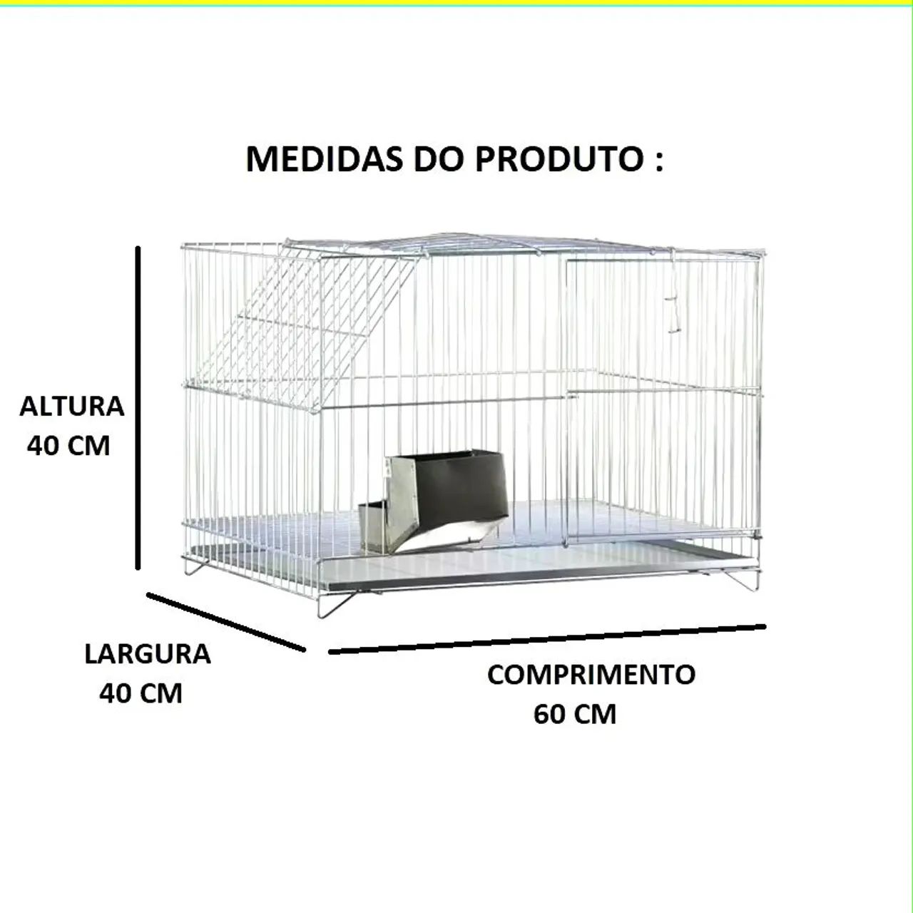 Gaiola para coelhos - Foto 3