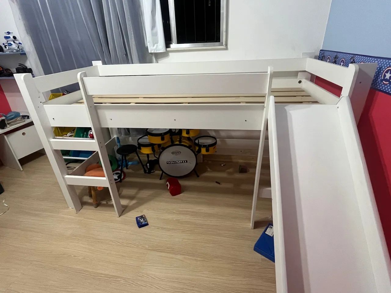 Cama infantil com escorrega - Foto 2