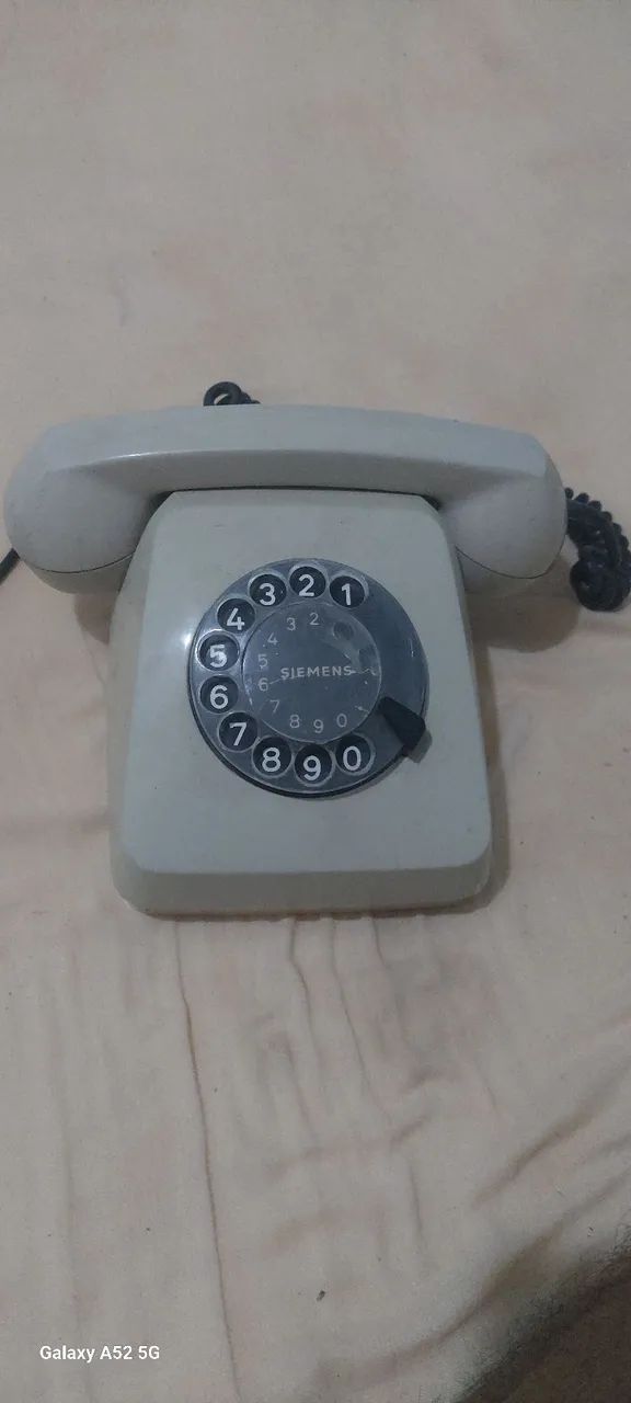 Telefone fixo antigo Siemens vintage