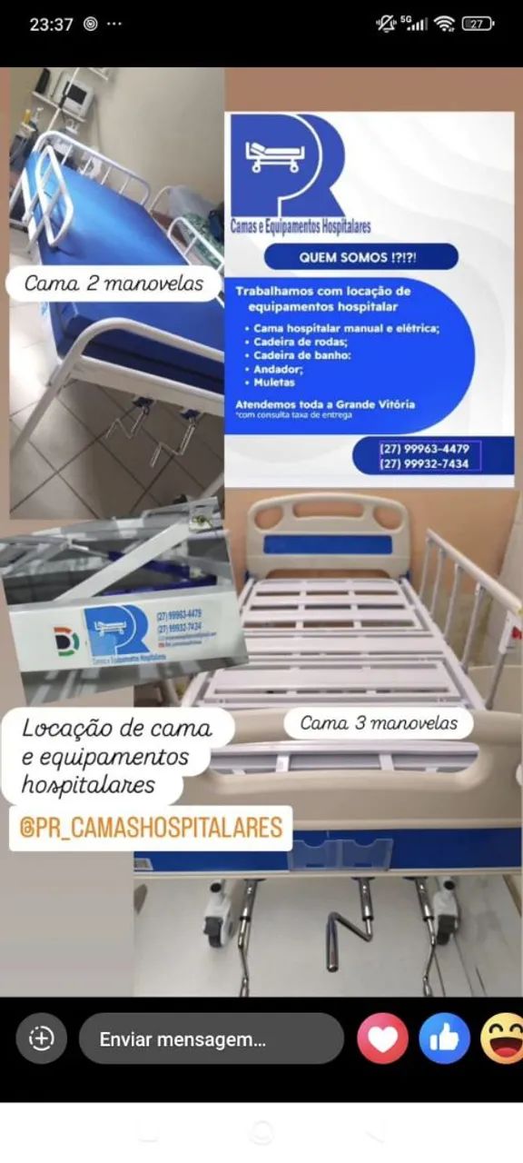 Camas  e Mat. hospitalares aluguel e venda - Foto 3