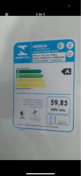 Ar Condicionado Split 33 mil BTUs - COMPLETO - Foto 2