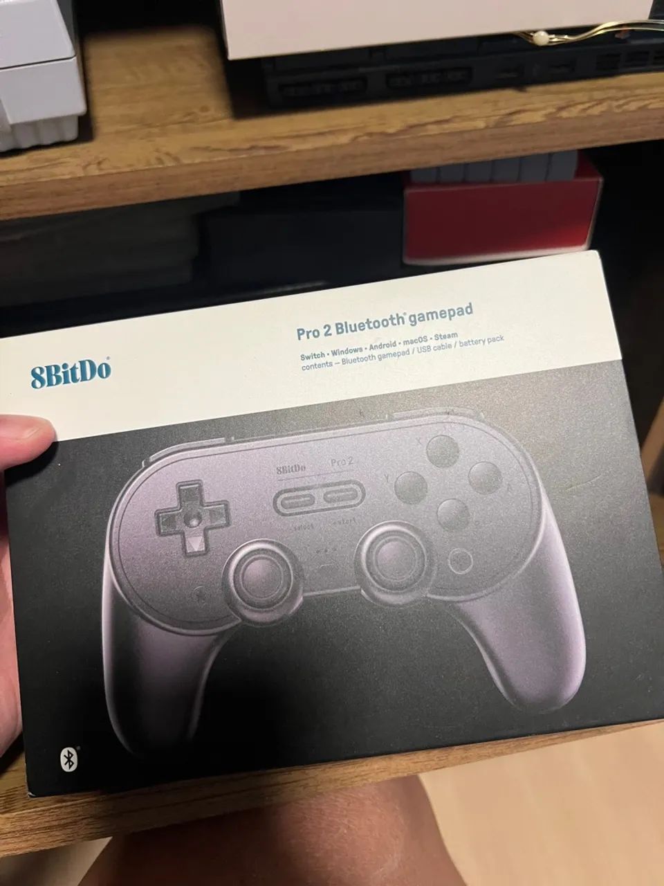 Controle 8BitDo Black Edition 80GJ - Foto 2