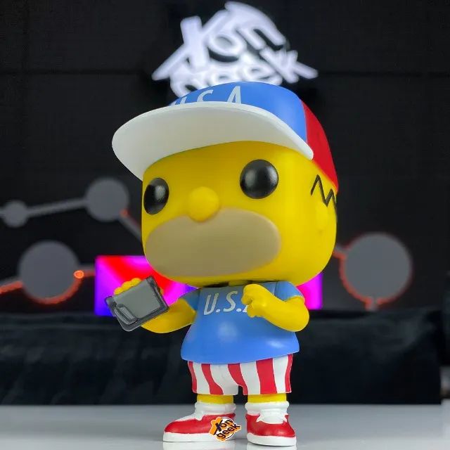 Funko POP Os Simpsons - U.S.A Homer 905, Original | Enviamos Em Todo o Brasil!  - Foto 4