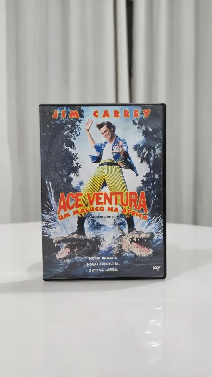 DVD ACE VENTURA UMA AVENTURA NA ÁFRICA ORIGINAL DVD, Blu-Ray
