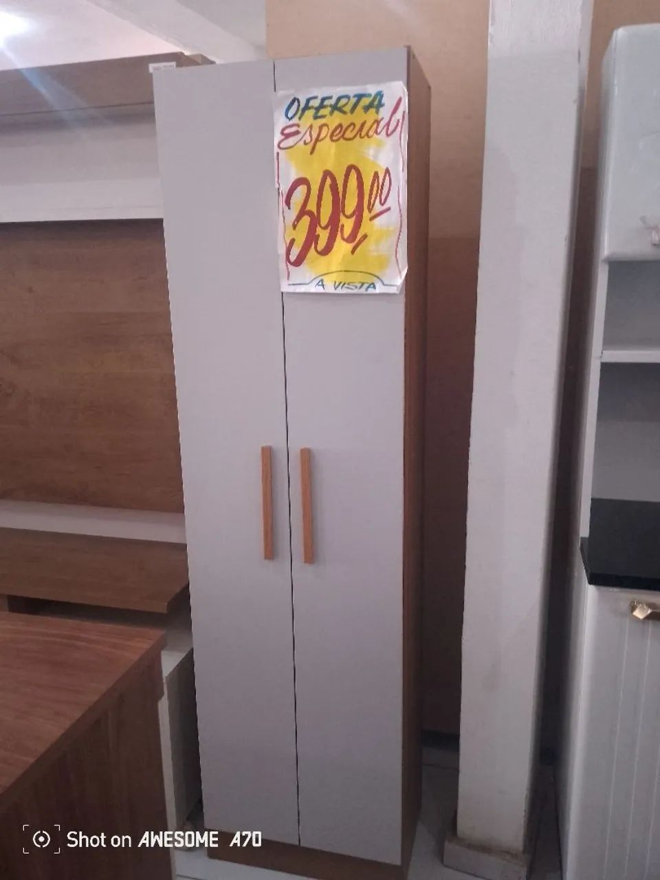 Armário multiuso 2 portas compacto 