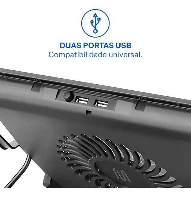 Base/cooler Para Notebook Ac166 Ventilador Multi