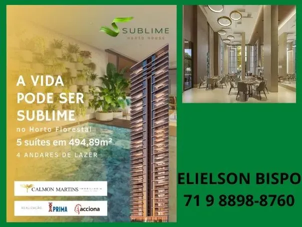 Apartamento ALTO LUXO com 4 suites - Horto Florestal