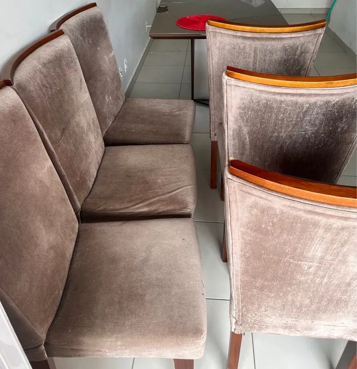 6 Cadeiras de Madeira Maciça - Foto 3