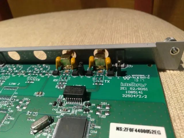 Placa Intelbras Interface 2e1 R2/rdsi Impacta 140/220  - Foto 4