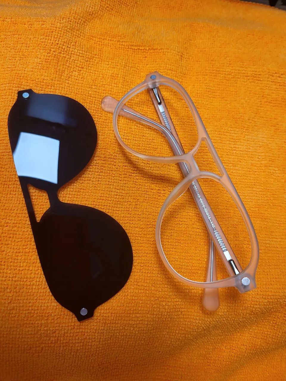 Armacao para Oculos de grau com clip imã oculos solar pronta entrega material resistente