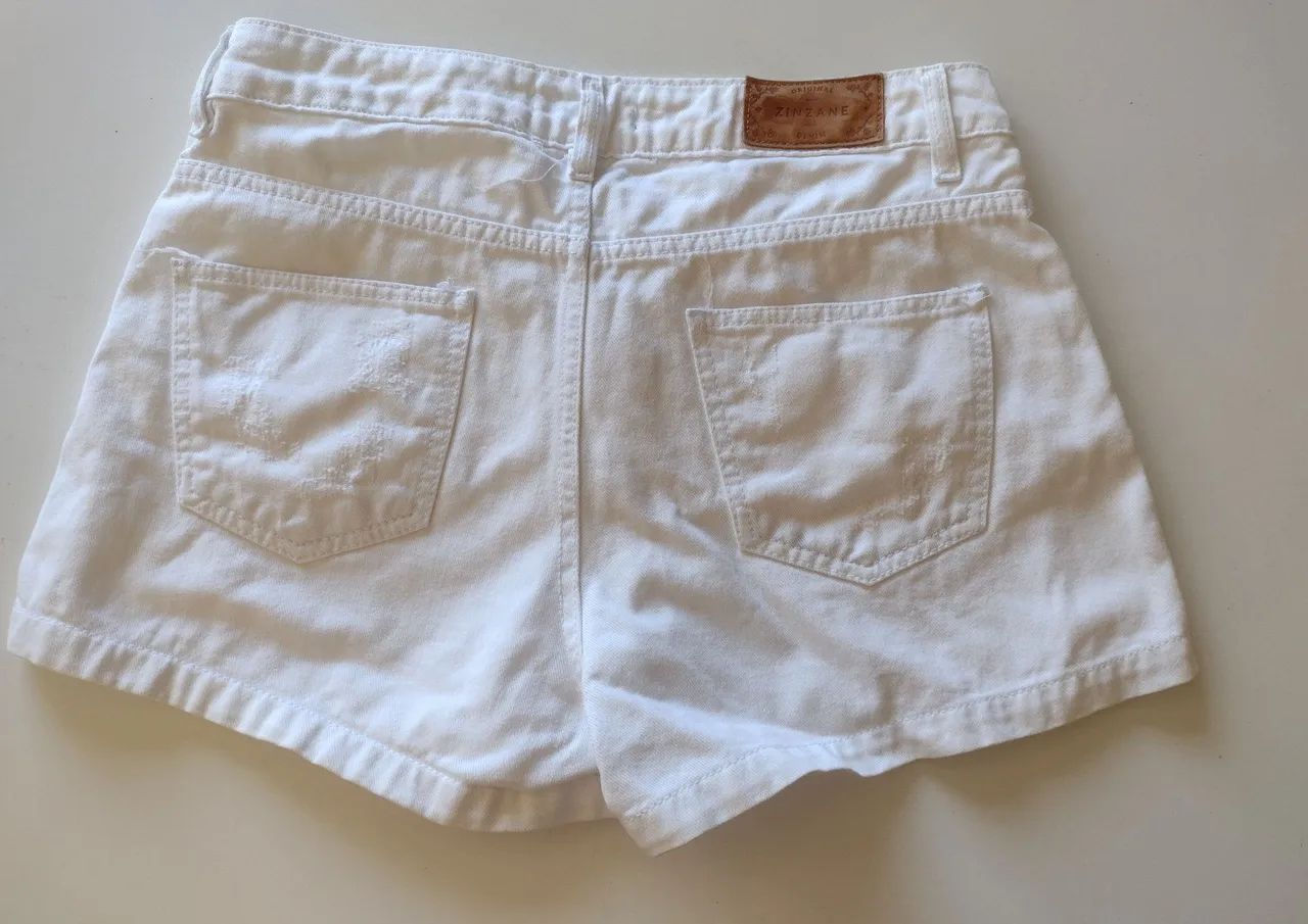 Short branco zinzane feminino  - Foto 3
