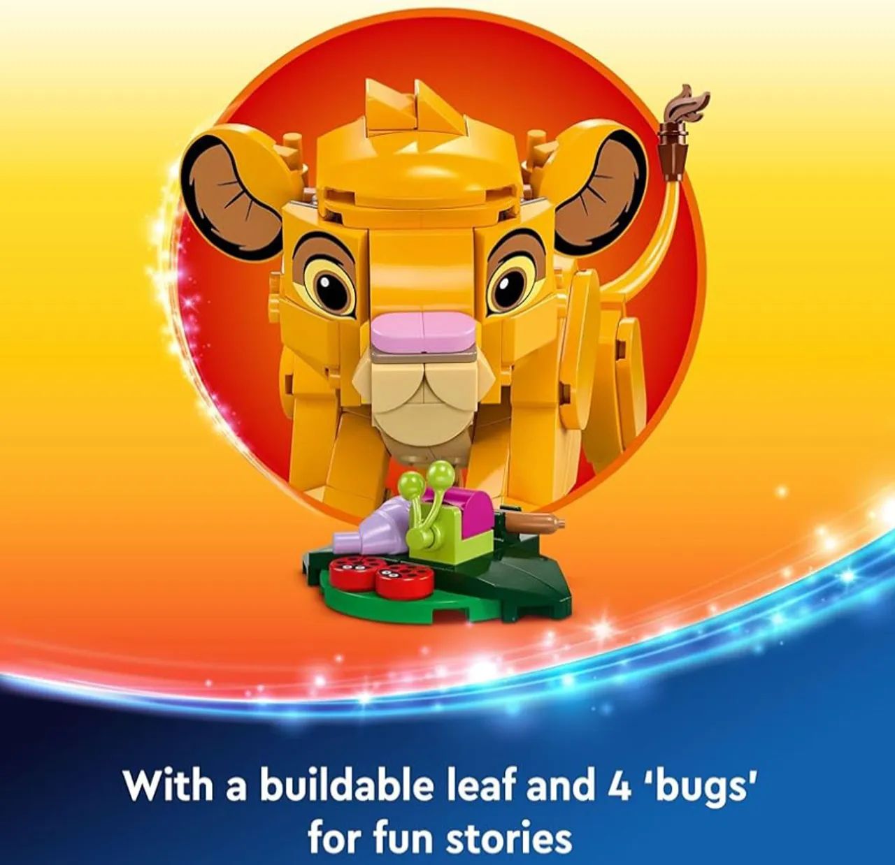 Lego Disney LACRADO - Simba, O Rei Leão - 43243 - Foto 6