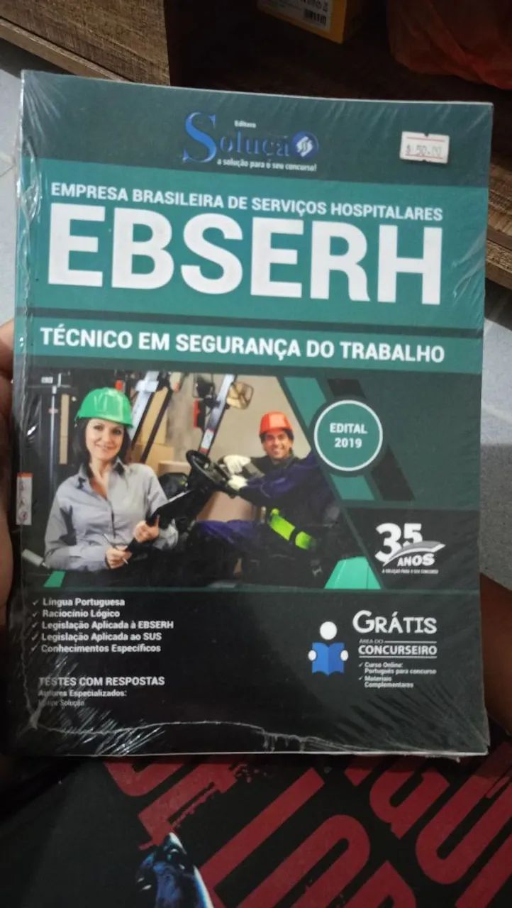 Livro EBSERH Técnico em Segurança do Trabalho