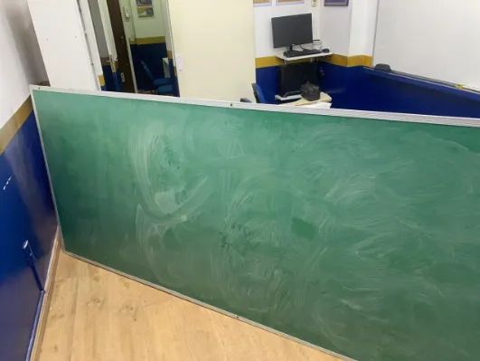 Quadro verde quadriculado giz Lousatec