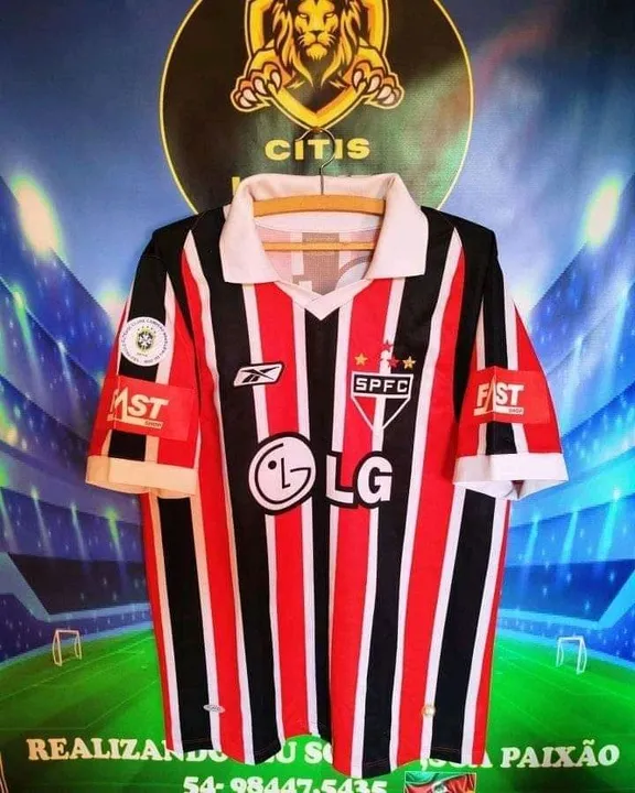 ESPETACULAR CAMISA 2007 DO SÃO PAULO JOGO<br>MODELO DE JOGO