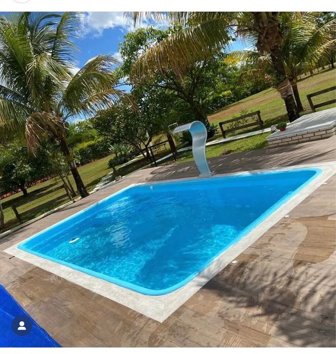Piscina para seu lazer completa instalada com hidromassagem  - Foto 2