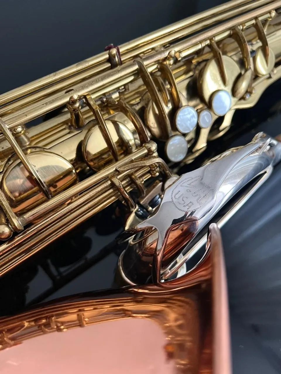 Sax tenor profissional L.A. SAX ROXY Campana de Cobre PEÇA ÚNICA  - Foto 3