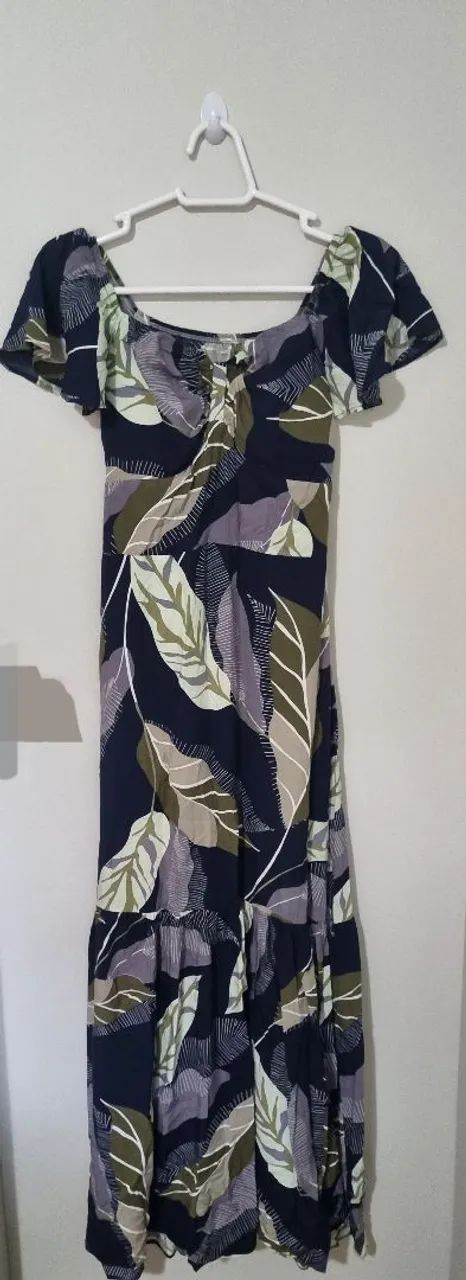 Vestido Longo Estampado Floral