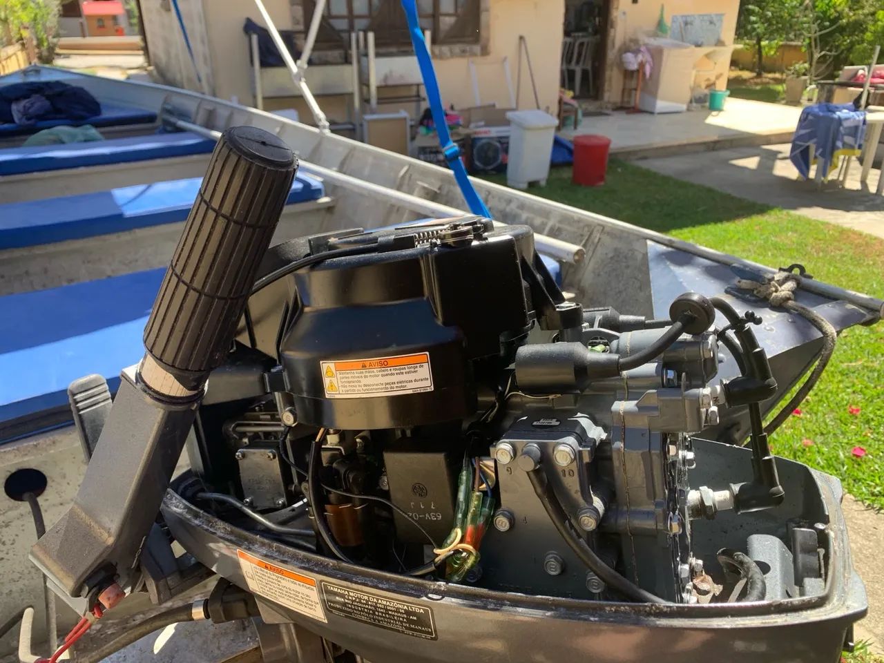 Barco+motor+carretinha, com todos os acessórios  - Foto 10