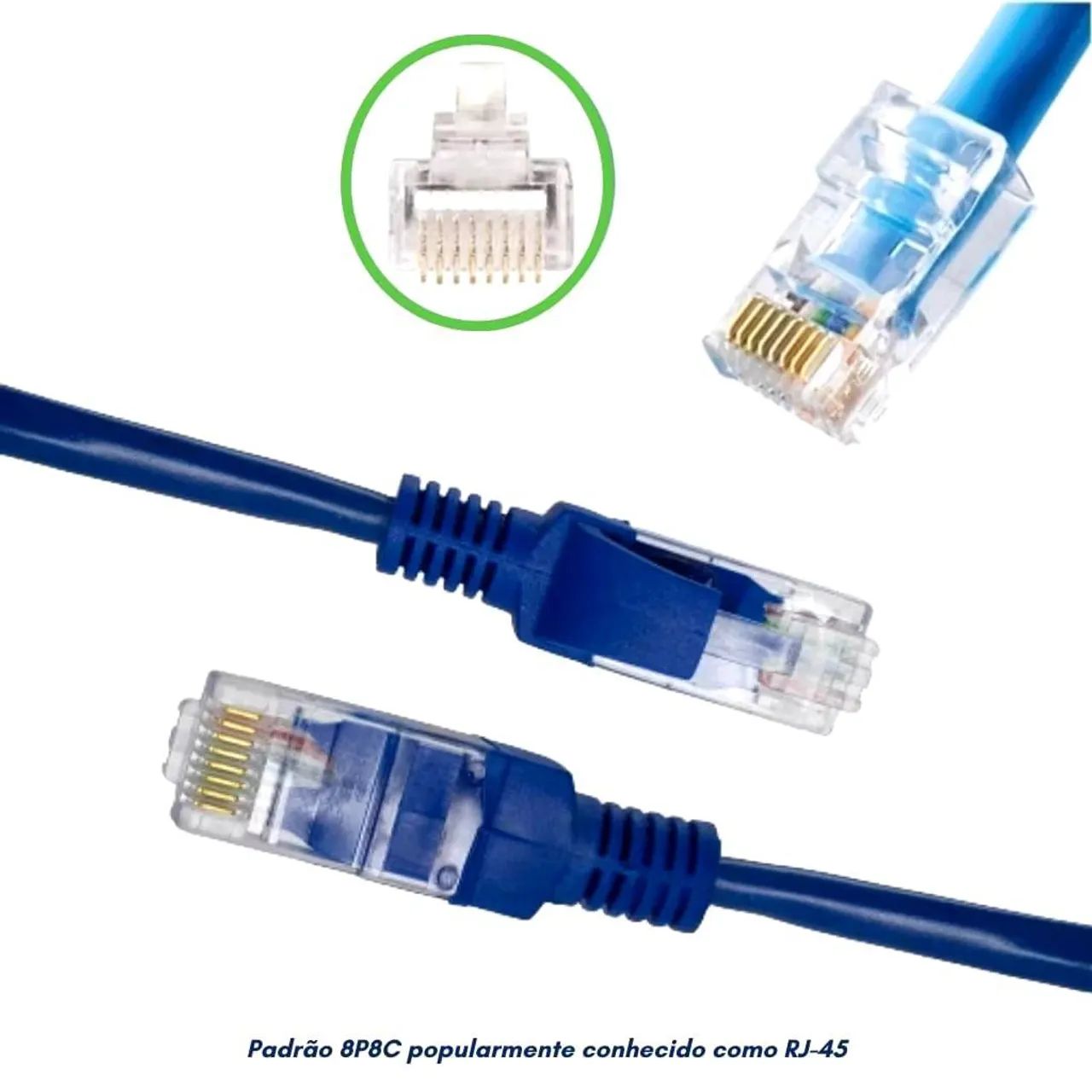 Cabo de rede internet CAT6 RJ45 , 5, 10 e 20 metros - Foto 4