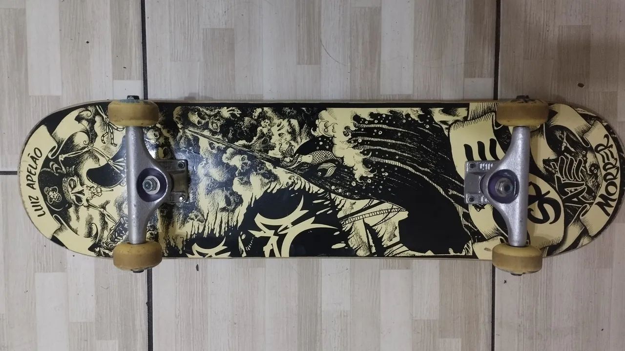 Skate | Skate até morrer + joelheira e cotoveleira - Foto 2