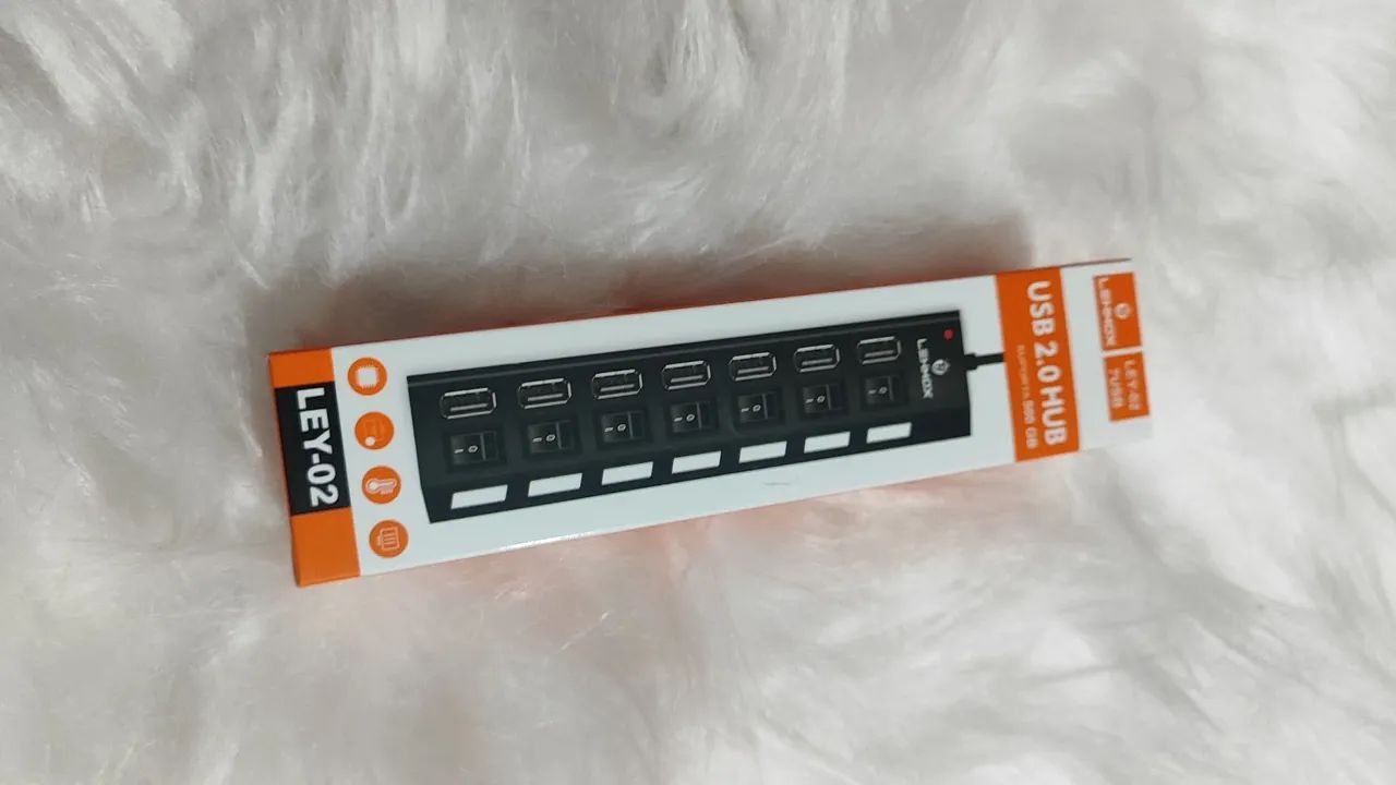 Hub USB 2.0 LEY-02 - 7 Portas