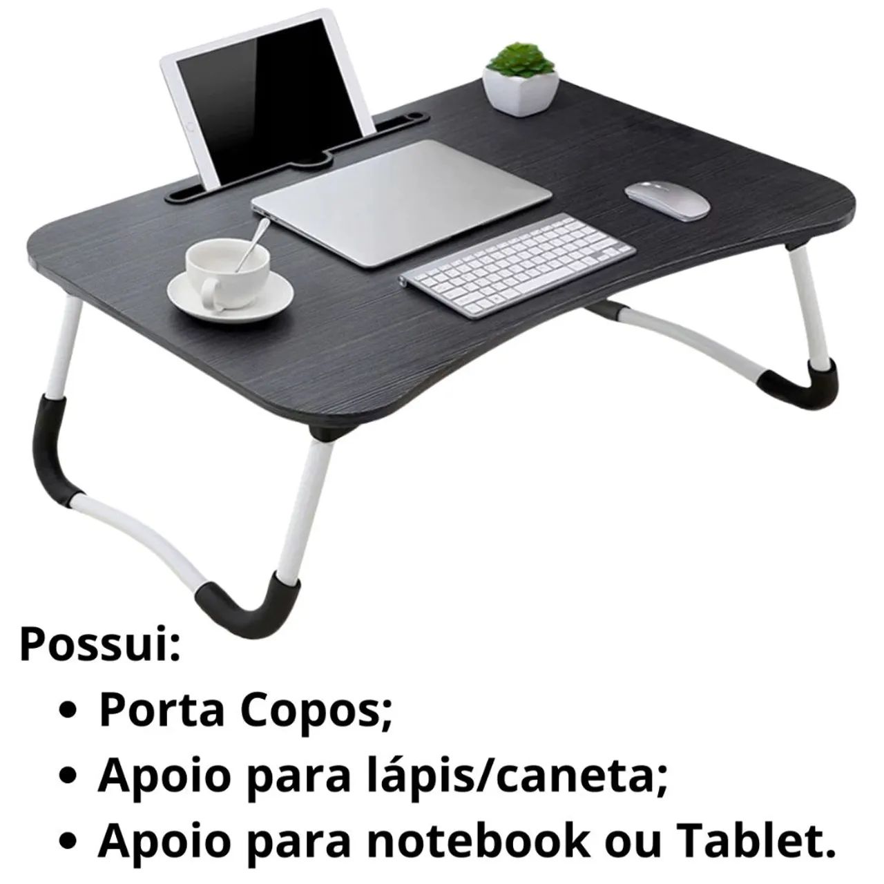 Mesa Dobrável suporte para Notebook - Conforto e Praticidade! - Foto 2
