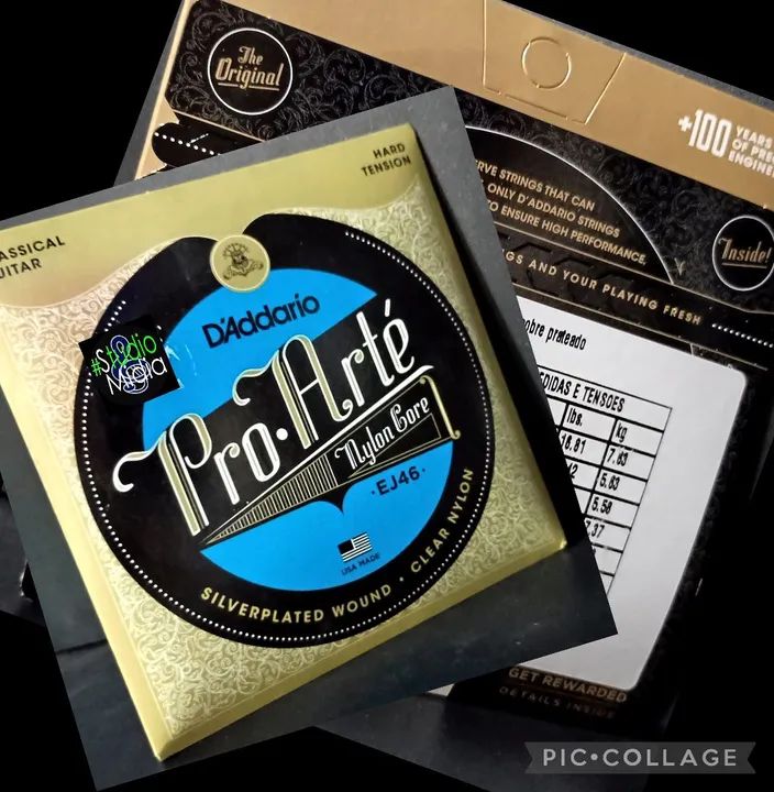 Cordas D'Addario Pro-Artê Nylon EJ46 - Novo