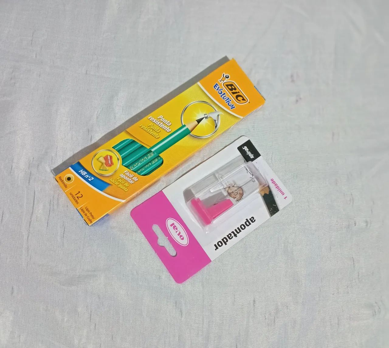 Kit de Lápis Bic Evolution + Apontador Oval - Foto 2