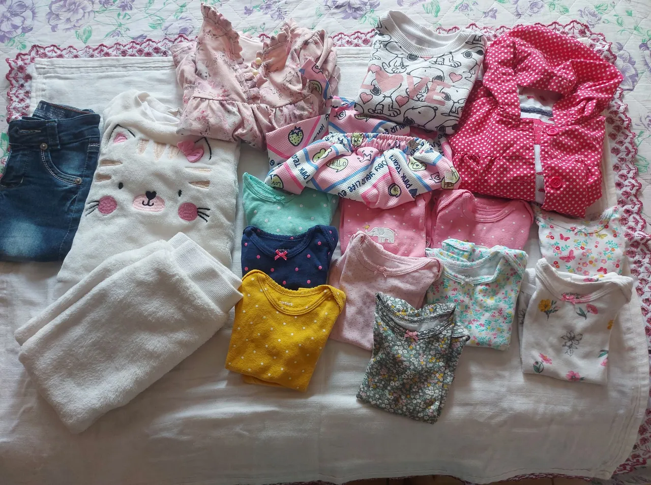Lote de Roupas Infantis para Menina