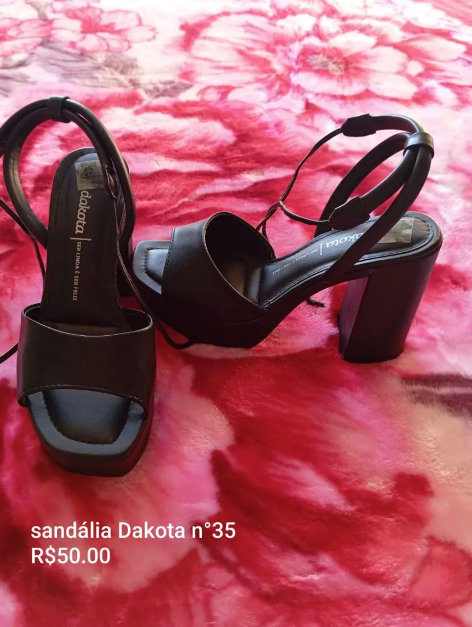 Sandália Dakota Preta N°35