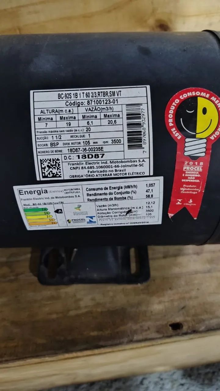 Schneider eletrobomba64842825165313121