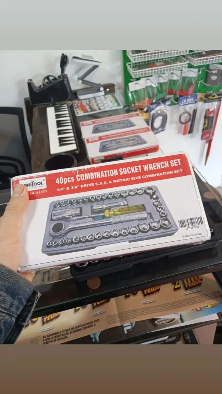 Jogo de Ferramentas Completo - Chaves e Soquetes64209936669441121