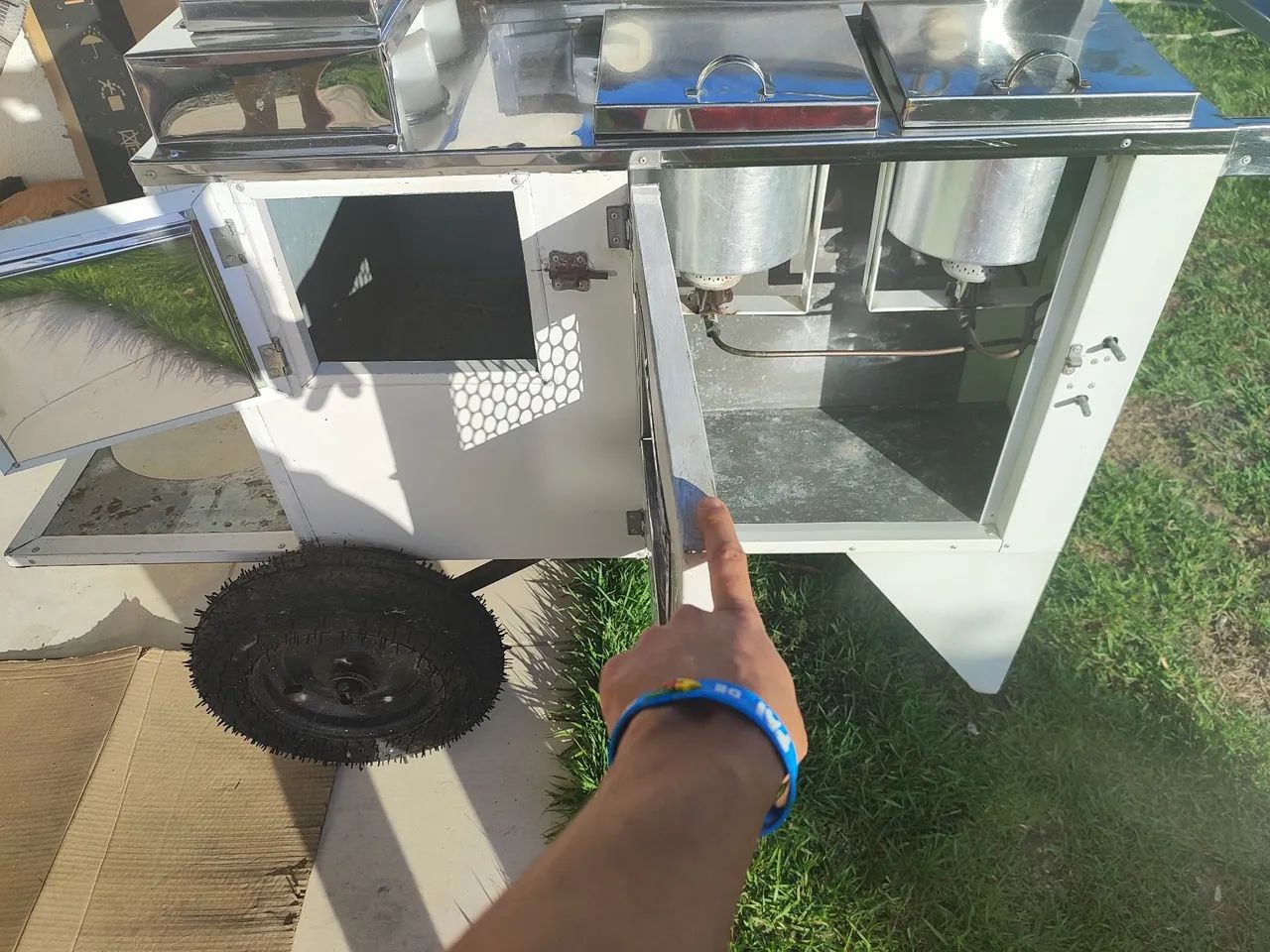 Carrinho completo inox semi-novo - Foto 4