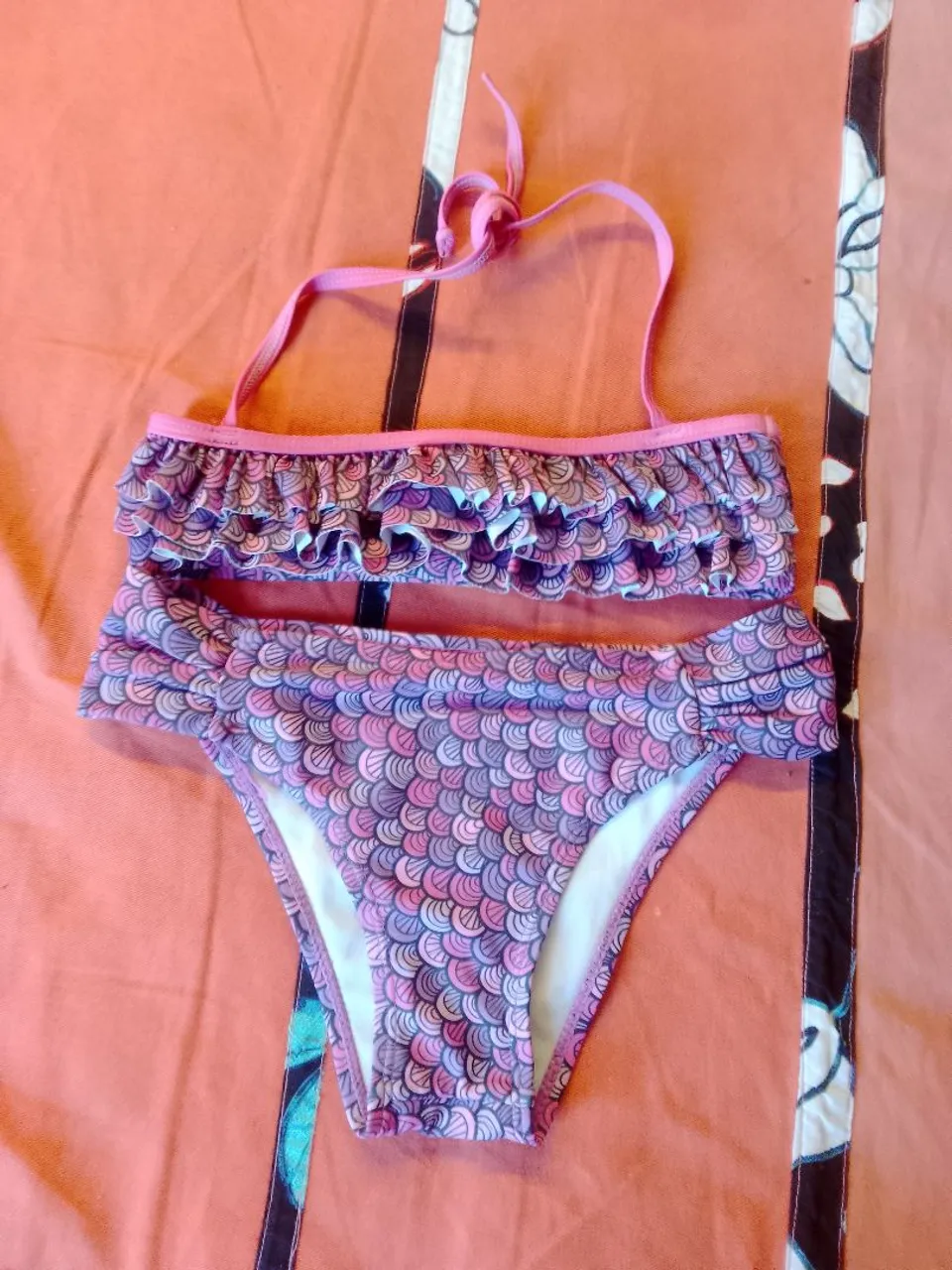 Biquíni infantil menina - veste 4 a 6 anos