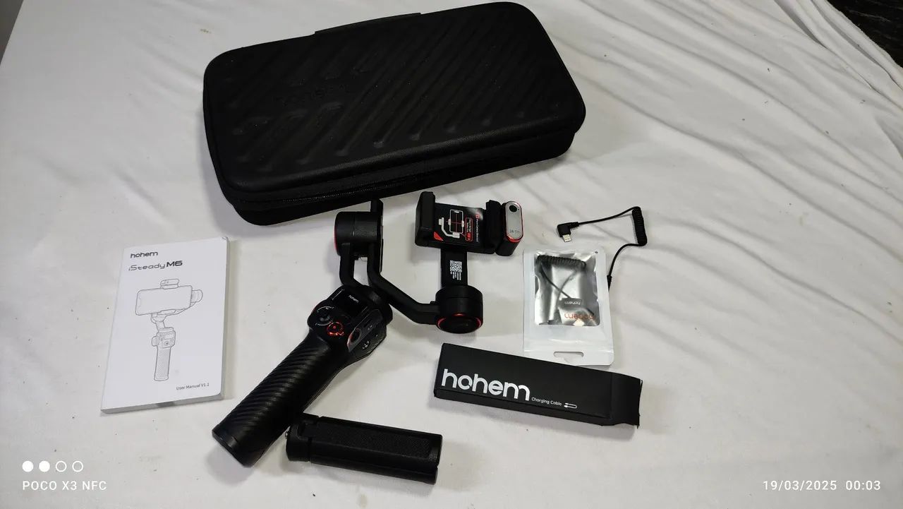 Stabilizádor Gimbal Hohem Steady 3 axis para Smartphone - Foto 4